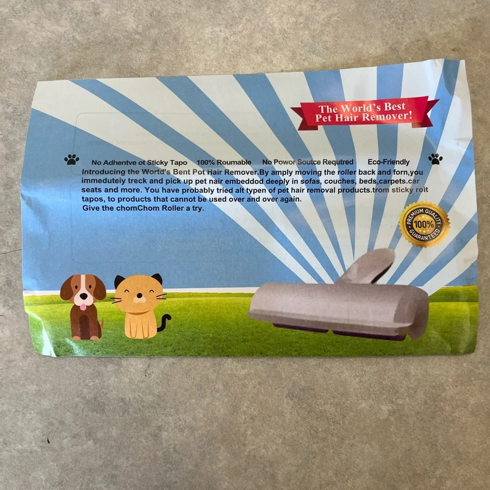 Lollypopu Versatile Pet Hair Removal  Lint Roller Dogs and Cats